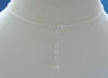 2" sterling silver necklace extender on the back of this necklace