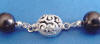 beautiful sterling silver oval filigree clasp