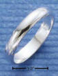 4mm sterling silver wedding band