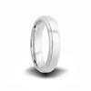 cobalt chrome 6mm wide heavy stone rings (r) wedding band