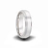7mm wide coblat chrome wedding band