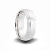 7mm wide cobalt chrome wedding band from heavy stone rings