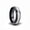 two tone black zirconium wedding band this one in picture is 7mm wide