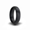 black zirconium wedding ring
