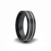 wedding ring black zirconium