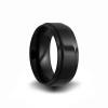 black ceramic wedding ring