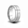heavy stone rings (r) diamond tungsten carbide wedding band 8mm wide