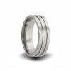 8mm wide titanium wedding ring