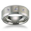 we have titanium, stainless steel, tungsten carbide, sterling silver, platinum, and gold wedding bands