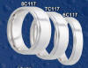 heavy stone rings cobalt chrome wedding bands
