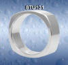 square tungsten carbide wedding ring
