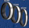 heavy stone rings (r) zirconium wedding bands