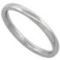 2mm wide stainless steel wedding ring