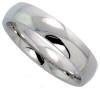 5mm wide stainless steel wedding ring