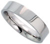 stainless steel green eco friendly environmenly friend wedding band ring