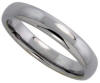 domed tungsten carbide wedding ring