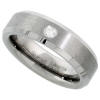 diamond tungsten carbide wedding ring