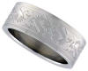 dragon tribal pattern stainless steel wedding band 8mm wide eco-friendly